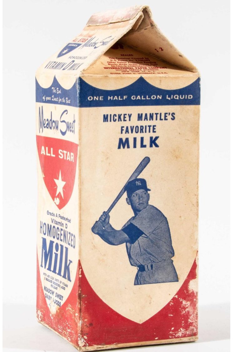 This 65-year-old milk carton sold for $5,288 at @HuntAuctions yesterday.