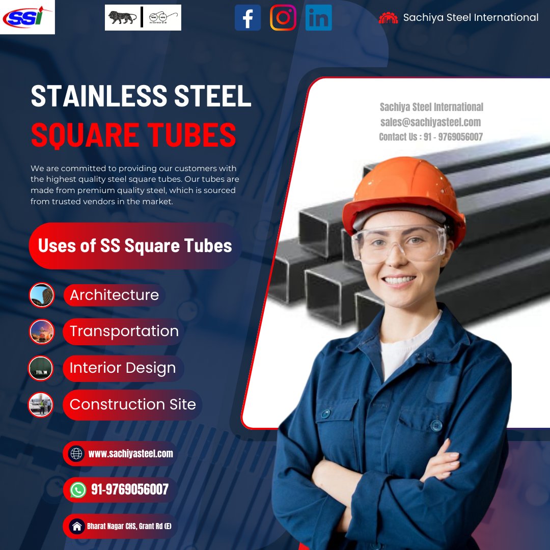 'Quality Steel for Quality Builds! 💯💎' Connect With Sachiya Steel International On Social Media ► WEBSITE- sachiyasteel.com ► INSTAGRAM- instagram.com/sachiya_steel_… ► FACEBOOK- facebook.com/sachiyasteelin… ► LINKEDIN- linkedin.com/company/sachiy…