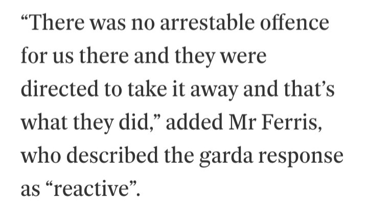 @IrishTimes Protesting outside a politicians house is perfectly legal.

#RightToProtest 
#DefendDemocracy