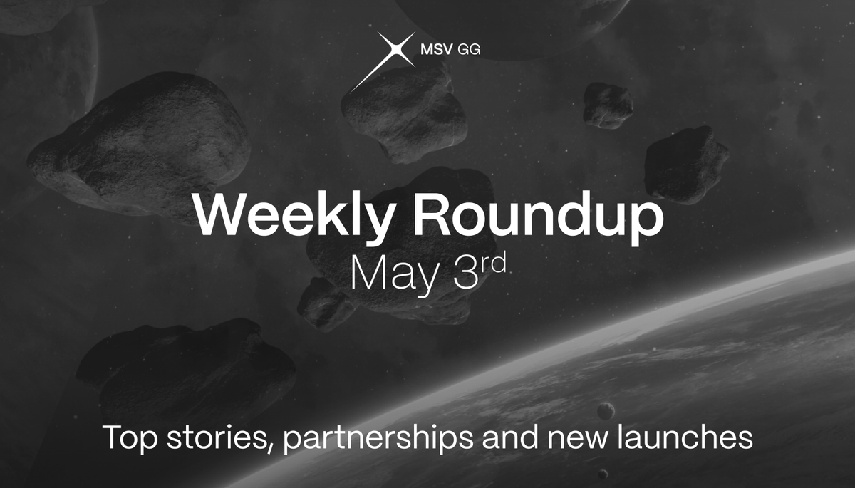 WEEKLY ROUNDUP: May 3rd @MSV_GG launches the ‘Kingdom Challenge’ with @BLOCKLORDS @ZeroLendxyz conducts its TGE and $ZERO Airdrop on May 6th @CrossTheAges teams up with @AetherTCG to enhance users gaming experience @Burnt_XION integrates with @tokifinance to bring Chain…
