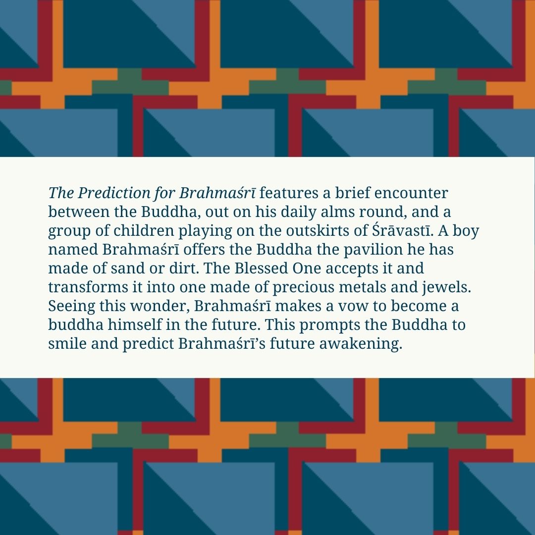 New Publication | The Prediction for Brahmaśrī Do you know that even simple #acts of #generosity, faith and devotion to the Buddha can generate #incredible, #inconceivable results?