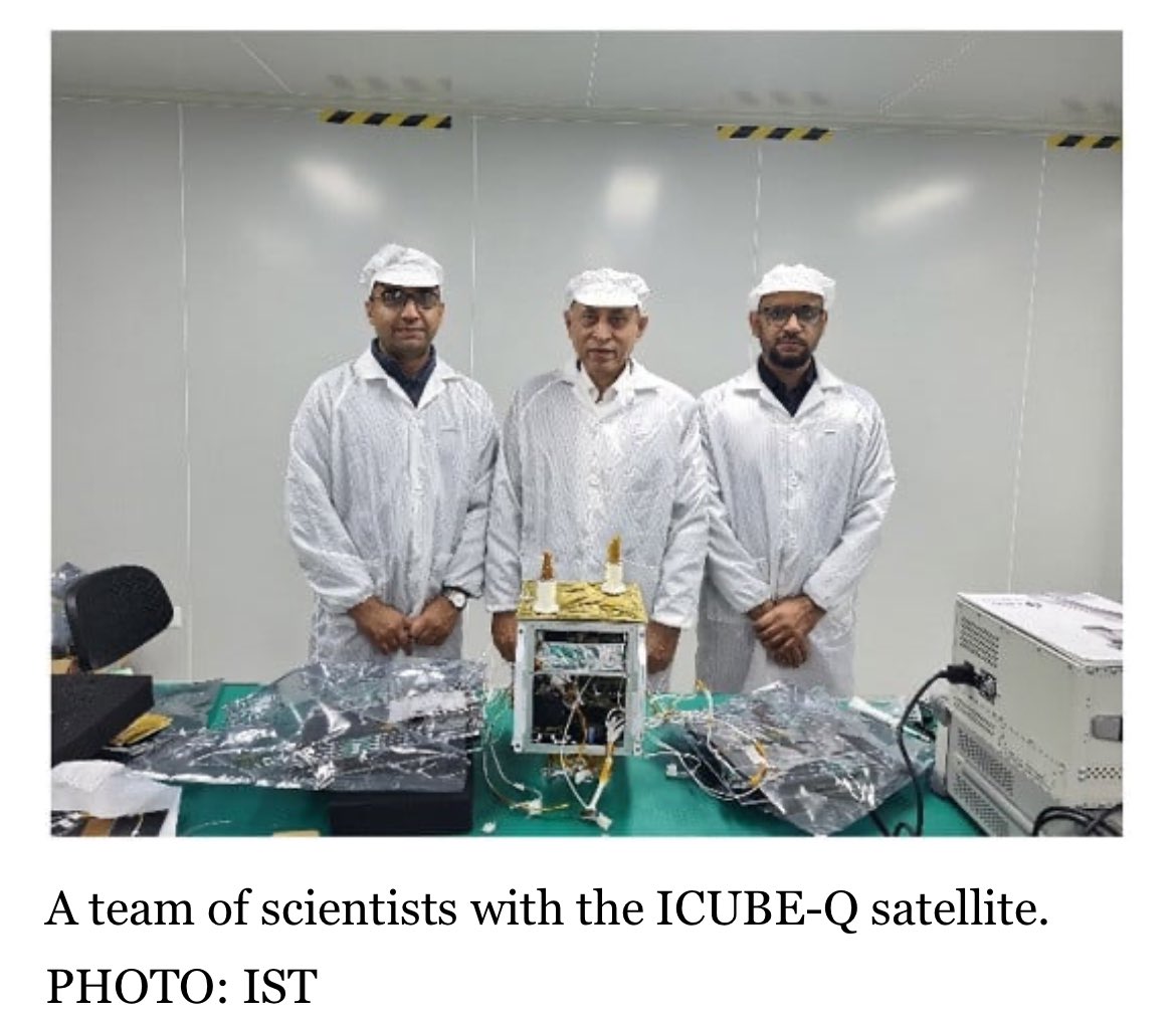 Pakistan has launched huge satellite named ICUBE-Q from China.

EXIDE ki battery lag rahi hai 😂😂