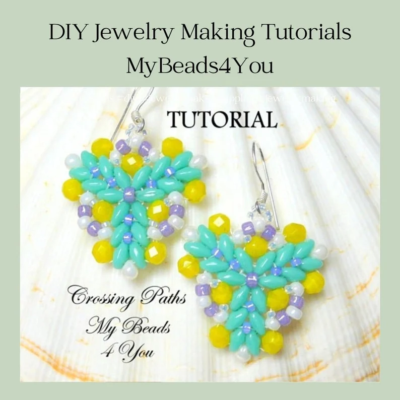 #craftychaching #Crafty #smilet23 #etsyshop #beadingsupplies #DIYjewelry #Earrings #mybeads4youpatterns #tutorial
mybeads4you.etsy.com/listing/166358…