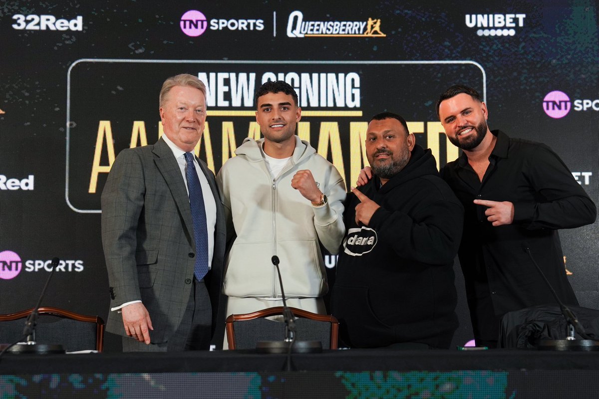 Start of a special Journey 
🤝 
@FrankWarren 
@boxingontnt