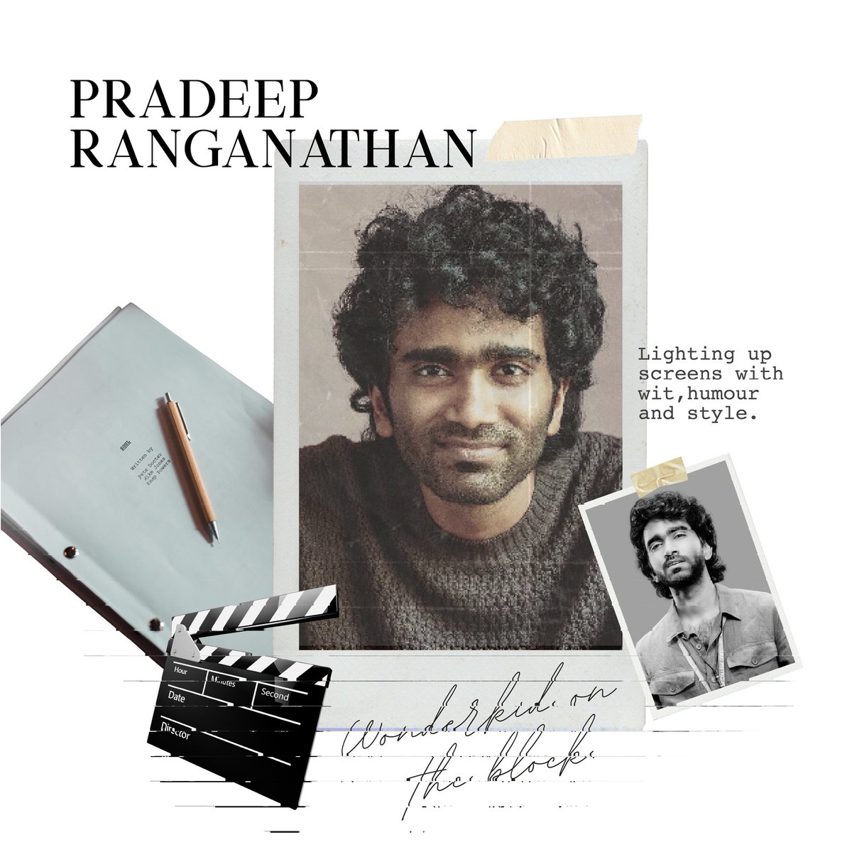 Our wonderkid Pradeep, a trailblazer in acting and storytelling, defies boundaries by seamlessly blending genres with raw human emotions. @pradeeponelife #Southbay #SouthbayTalent #Pradeepranganathan #IndianCinema #Indianactor #filmmaker