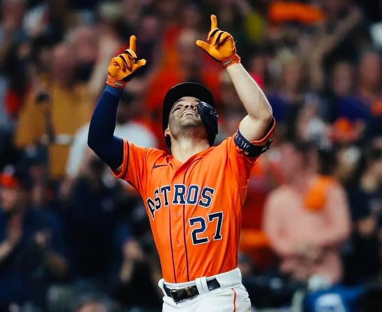 Jose Altuve, at 33-years-old, is off to the best start of his career through 31 games:

.352 BA/.415 OBP/.586 SLG, 9 2B, 7 HR, 11 RBI, 6 SB, 188 OPS+

He’s on pace for 235 hits, 47 doubles, 37 homeruns and 31 stolen bases. #Astros #Relentless