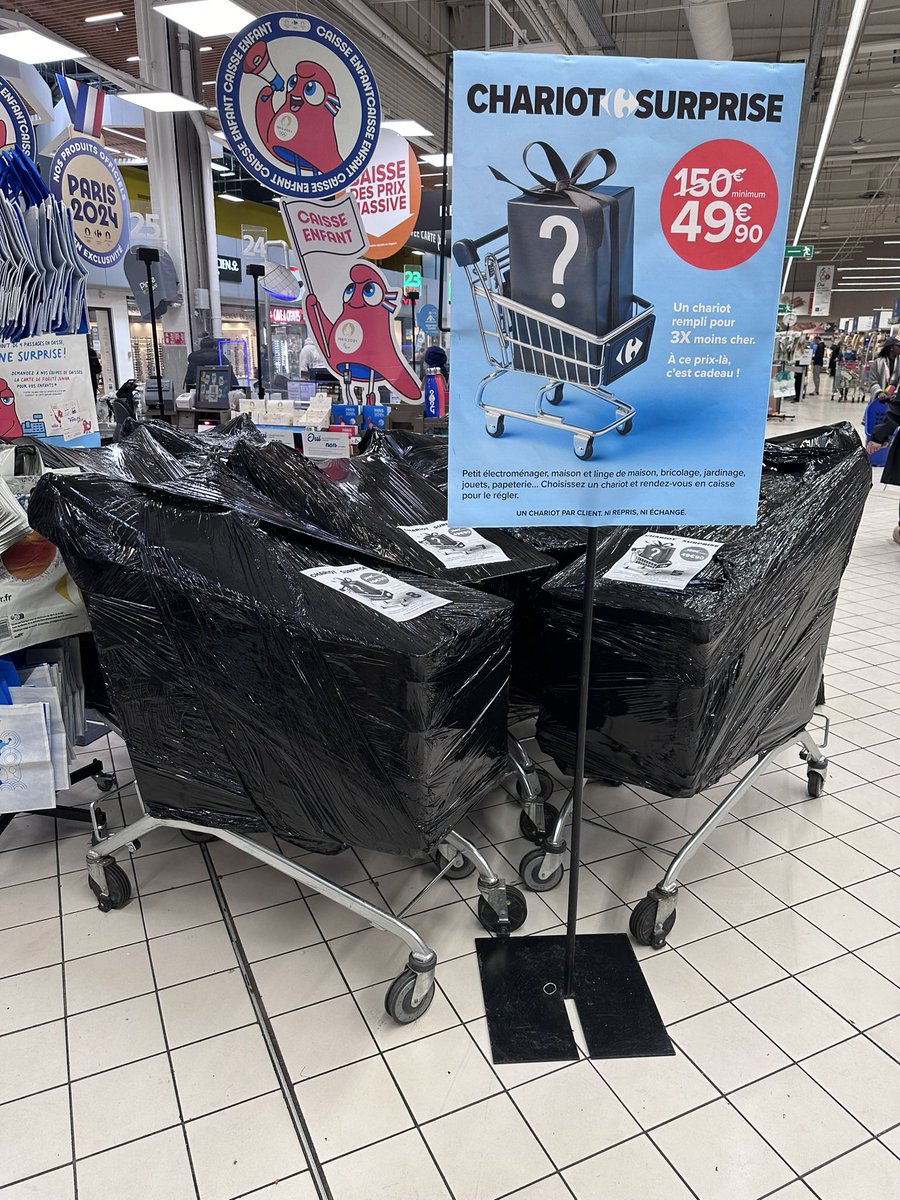 Carrefour surfe sur la vague des colis surprises