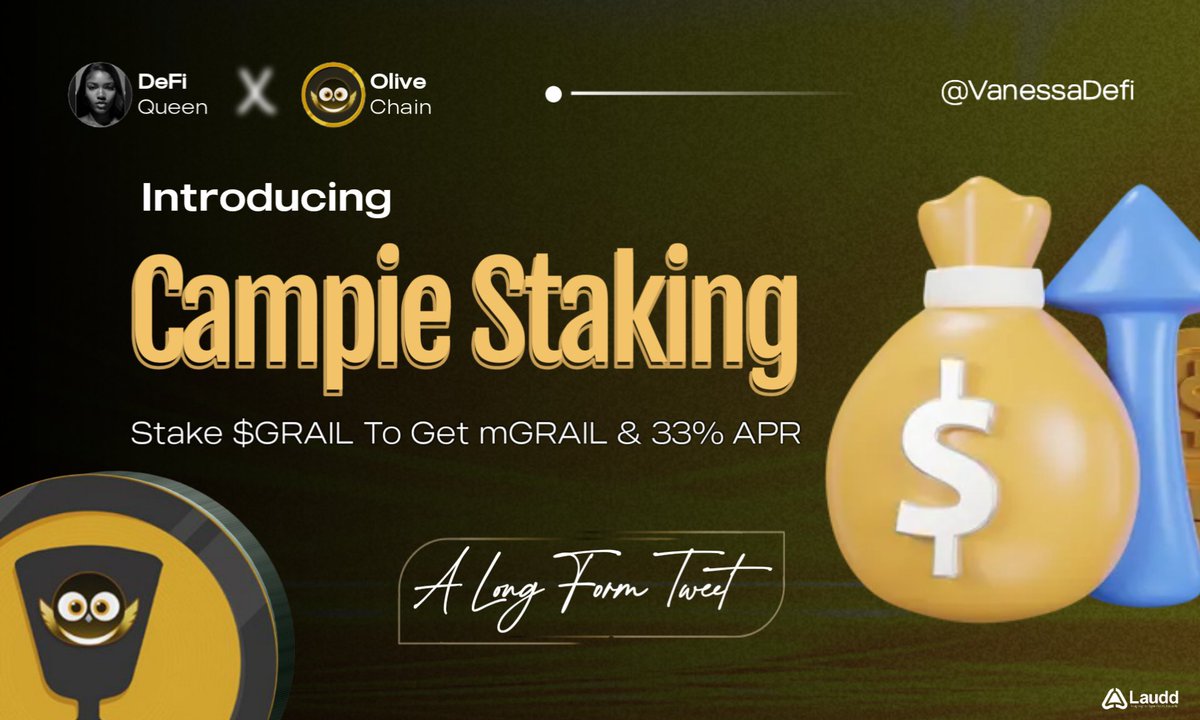 Are you holding onto your $GRAIL tokens and missing out on potential yields? 👀 mGRAIL Staking Pool is Live ‼️ Convert $GRAIL into mGRAIL and stake to earn 49% APR.🏆 Best part? 0 lockup period Here’s how to go about it With the Phase 1 mainnet launch of Campie, they have