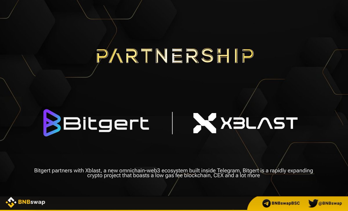 📢 @bitgertbrise $BRISE partners with @xblast_app $XBL, a new omnichain-web3 ecosystem built inside Telegram! Bitgert is a rapidly expanding crypto project that boasts a low gas fee blockchain, CEX and a lot more #Brise #Xbl #Crypto #Web3 #DeFi #NewsX #Bitgert