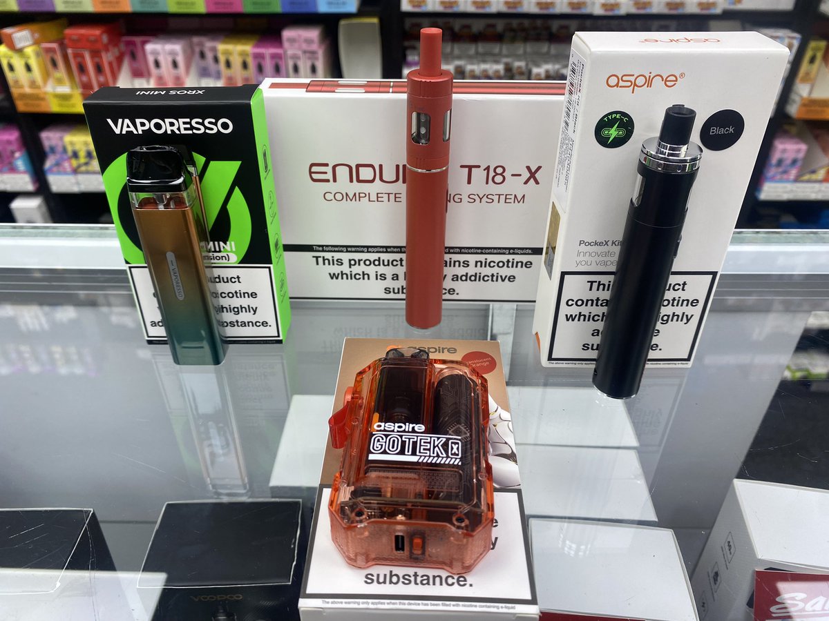 Are you new to vaping? There’s plenty of devices in store that perfect for any newbie vaper pop in today for a look
#vape #vapers #vapelife #ecig #vapeporn #quitsmoking #smokefree #flavours #ivapelounge #eccles #ecclesvape #manchester #trend #vaporesso #geekvape #OXVA #uwell