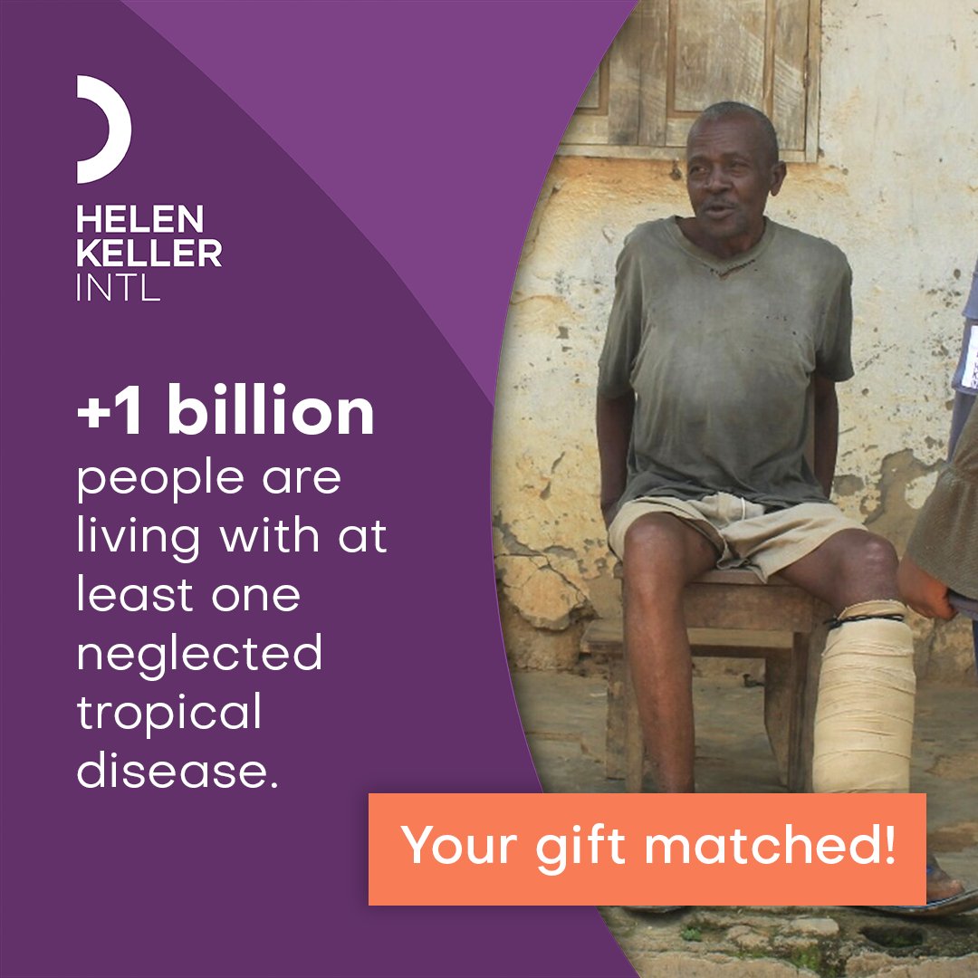 More than 1 billion people are living with at least 1 #NTD. 🦠

Together, we can help people protect themselves and their communities against debilitating diseases. 💊

Donations are being matched right now. 💝

Invest in healthy futures: vist.ly/3589n

#BeatNTDs