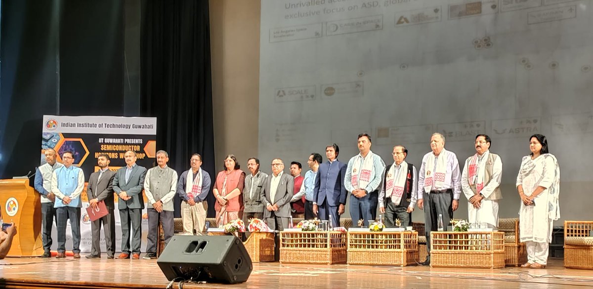 Prof. (Dr.) S P Singh, Vice Chancellor, Royal Global University, graced a workshop at IIT Guwahati as a distinguished panellist on May 1. The theme was'Semiconductor Horizons: Igniting Innovation and Entrepreneurship through Education, R&D, Skill Development.' @IITGuwahati