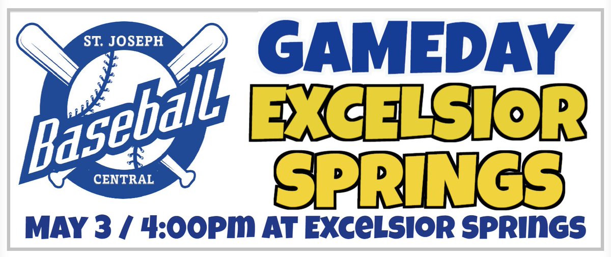 David Lau (@dclau5) on Twitter photo CSi Gameday: Central <a href="/Indian_Baseball/">CHS INDIANS BASEBALL</a> travels to Excelsior Springs to face the Tigers. Game time set for 4:00pm. Good Luck Indians! <a href="/CHS_Indians/">St. Joe Central HS</a> <a href="/KQ2SPORTS/">KQ2Sports</a> <a href="/SJNPSports/">News-Press NOW Sports</a> @TommyKFEQ <a href="/cliffnotes_pod/">Cliff Notes Podcast</a> CSi Gameday: Central <a href="/Indian_Baseball/">CHS INDIANS BASEBALL</a> travels to Excelsior Springs to face the Tigers. Game time set for 4:00pm. Good Luck Indians! <a href="/CHS_Indians/">St. Joe Central HS</a> <a href="/KQ2SPORTS/">KQ2Sports</a> <a href="/SJNPSports/">News-Press NOW Sports</a> @TommyKFEQ <a href="/cliffnotes_pod/">Cliff Notes Podcast</a>