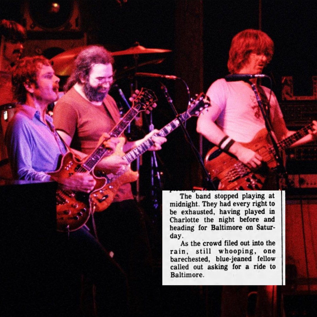 Step back in time with this review from the @GratefulDead's debut at The Mothership—Hampton Coliseum 45 years ago today. Put your hand up if you were there! 🙋

📷 @jayblakesberg | 📰 William Melton for the Daily Press