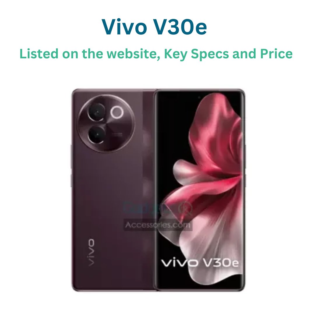 Brighten up your day with the incredible camera quality of the Vivo V30e.

Check Price and Specs👇
gadgetsandaccessories.com/gadget/vivo-v3…

#vivo #vivopakistan #vivomobiles #v30e #smartphone #gadgetsandaccessories #gadgets #accessories #technology #engineering #Pakistan