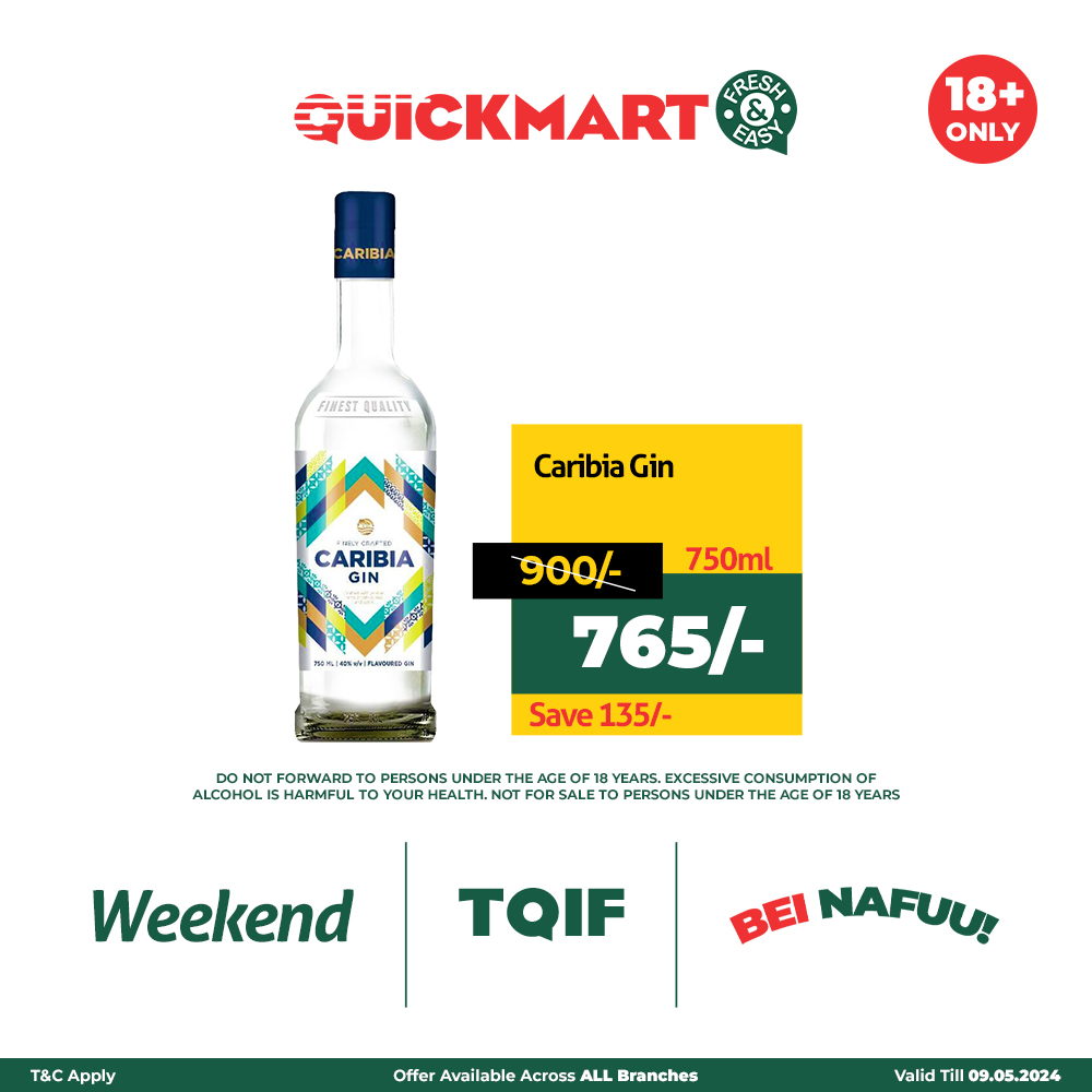 Wikendi lazima inice na some great deals. TQIF inaanzisha mwezi vipolite na some good stuff. Visit your nearest Quickmart branch and enjoy amazing deals.

*Offer validity as indicated at the bottom right of the image.

#BeiNafuu
#FreshAndEasy
#PamojaNawe