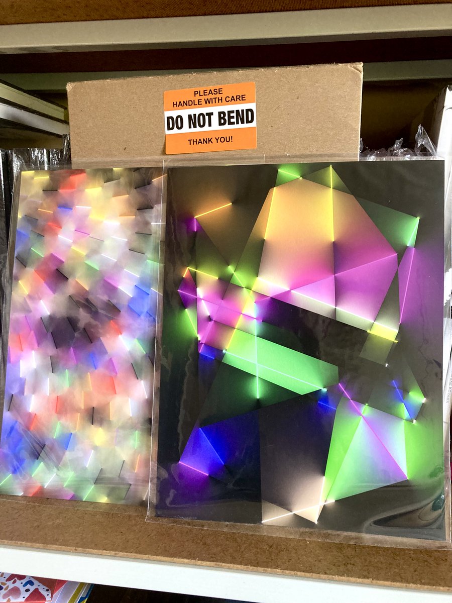 serendipityarty's tweet image. Special delivery, from Brooklyn (NY) to La Rochelle, (France) :
Light study #1 & #3 . Thanks @zachlieberman !