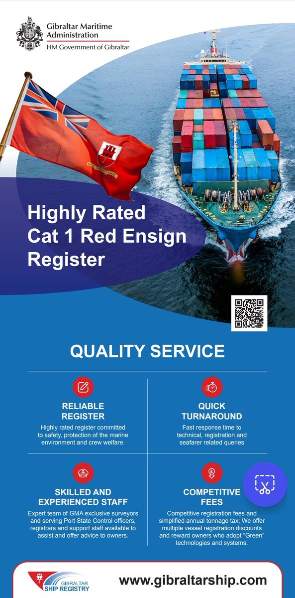 Experience the Gibraltar Ship Register! 🚢 ⚓️ #parexcellence For further details, visit our website: gibraltarship.com/about