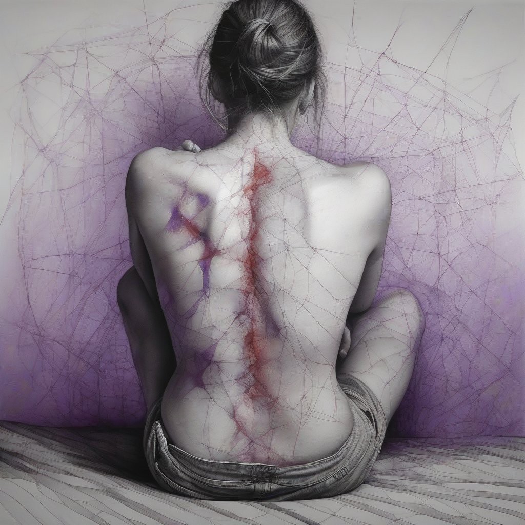 Artistic portrayal if fibromyalgia pain were visible on   the body. A powerful visual representation of invisible struggles and hope that this condition will be taken seriously.

Buy Merchandise: - 
latostadora.com/shop/fcukchron…

#chronicpain #invisibleillness #fibromyalgia