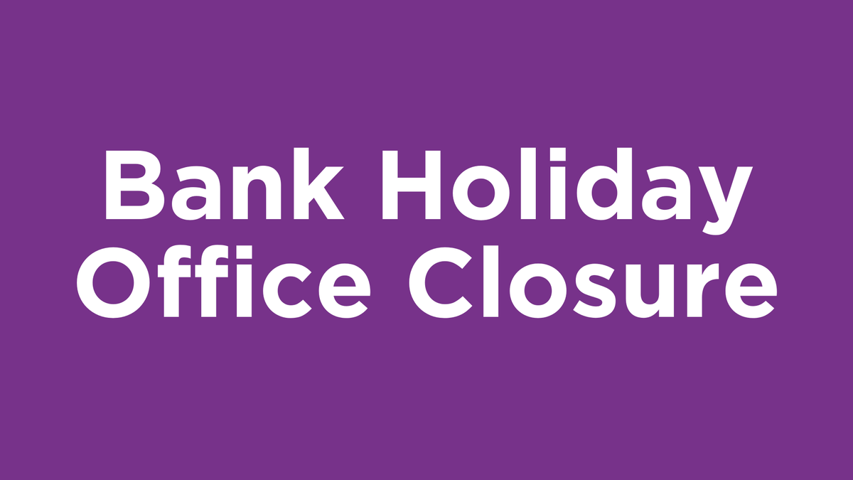 The @NIHRC will be closed this Monday 6 May 2024 for the Bank Holiday. It will reopen on Tuesday 7 May 2024.