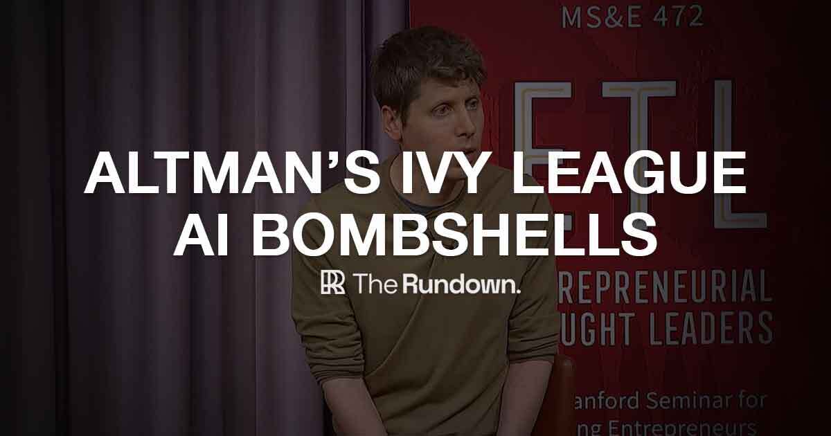 Top stories in AI today: -Sam Altman comments on the future of AI -Microsoft signs largest-ever power deal -Try on clothes virtually using AI -Study: AI benchmarks under scrutiny -6 new AI tools & 4 new AI jobs Read more: therundown.ai/p/sam-altman-i…