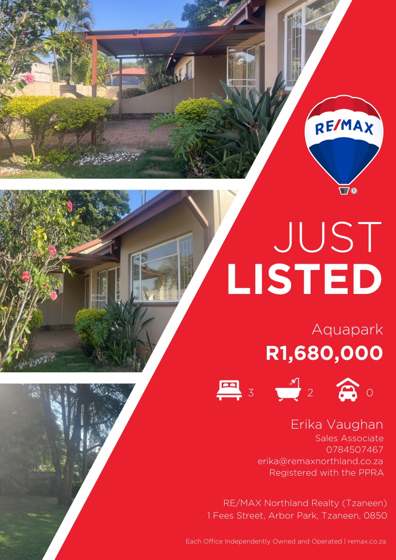 remax.co.za/property/for-s…
#DreamHome #NewListing #OpenHouse #InvestmentProperty #LuxuryRealEstate #FirstTimeHomeBuyer #HomeSweetHome #RealtorLife #HouseGoals #HomeOwnership