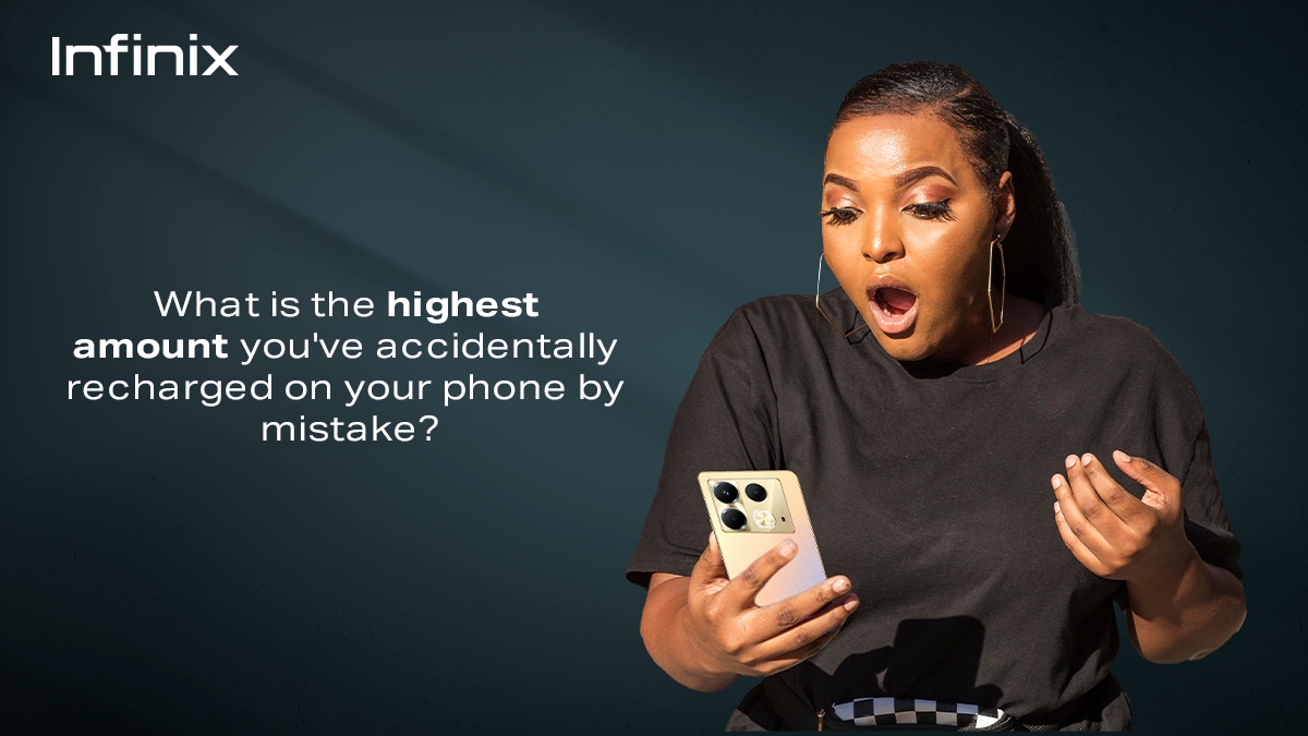 Tell us, what was the highest amount you've ever accidentally recharged on your phone. Let's have it. #InfinixNote40Series9ja   #TakechargeWithNote40