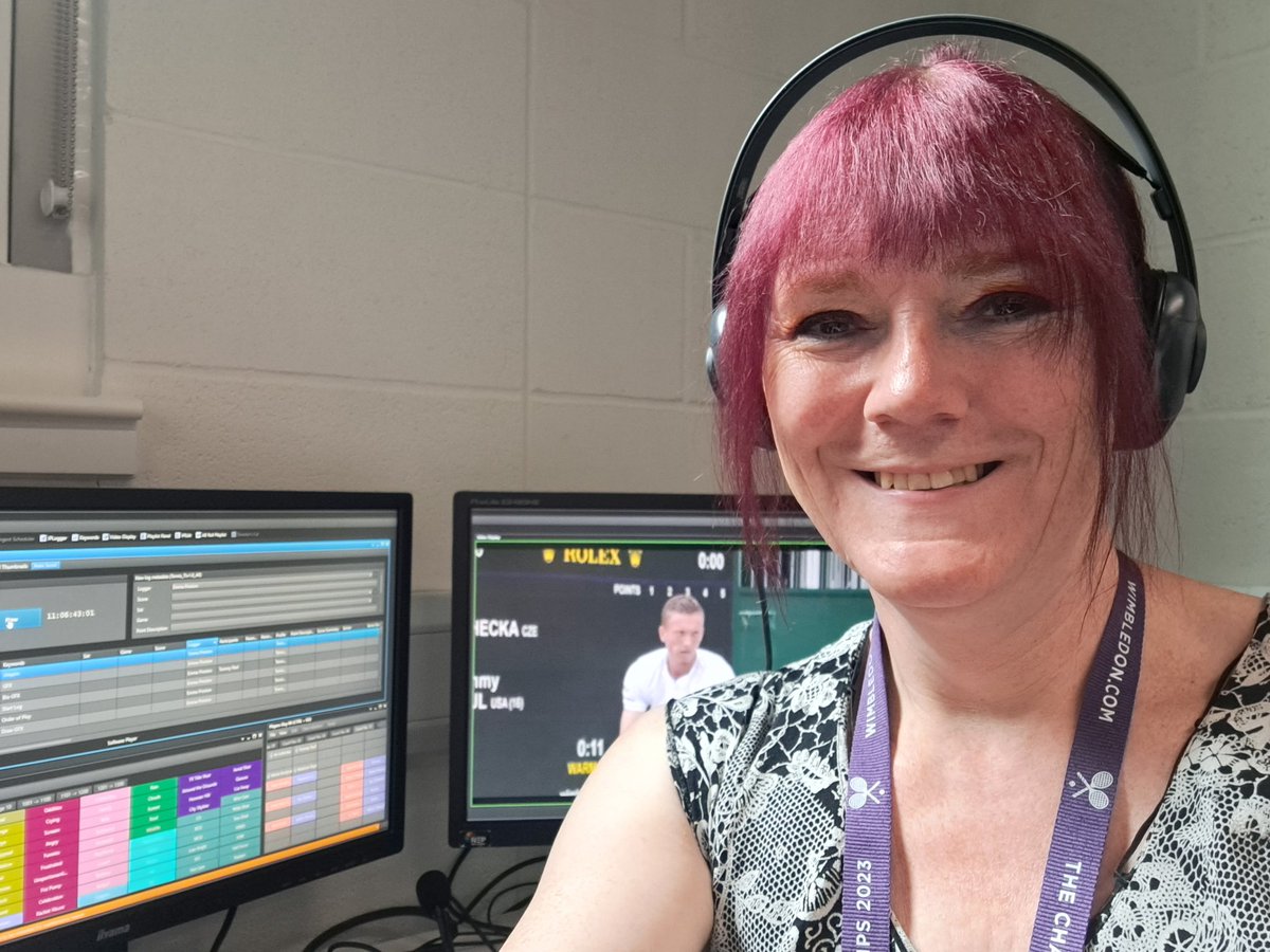So excited to be logging again for <a href="/BBCSport/">BBC Sport</a> at <a href="/Wimbledon/">Wimbledon</a> 2024 #NeverTooOld