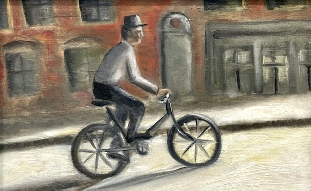 Cycling Image of the Day capovelo.com/cycling-image-… #bike #bicycle #BikePainting #VeloArt #BicyclePainting #CyclingPainting #CyclingArt #BikeArt #BicycleArt