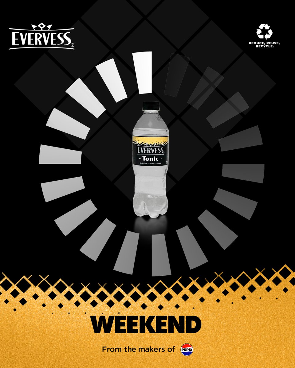 It’s officially weekending time, lets turn up😎

#EvervessTonic | #ThirstyForMore