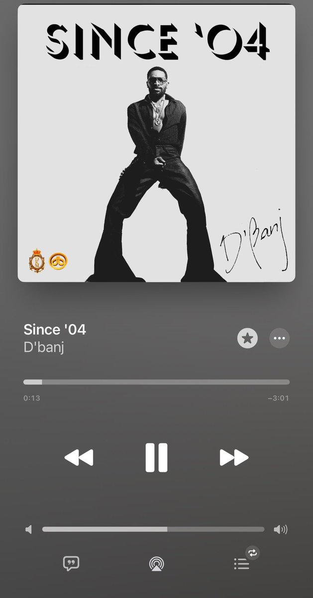 That new #SinceO4 by @iamdbanj is such a jam. Out now pls listen and share to your followers. Thanks 

music.apple.com/us/album/since…