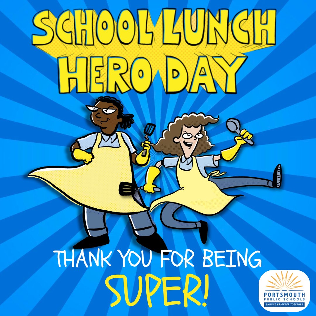 Happy School Lunch Hero Day to all the PPS Food Services staff! Thank you for your dedication to keeping students fueled up and ready for learning! #PPSShines #SchoolLunchHeroDay