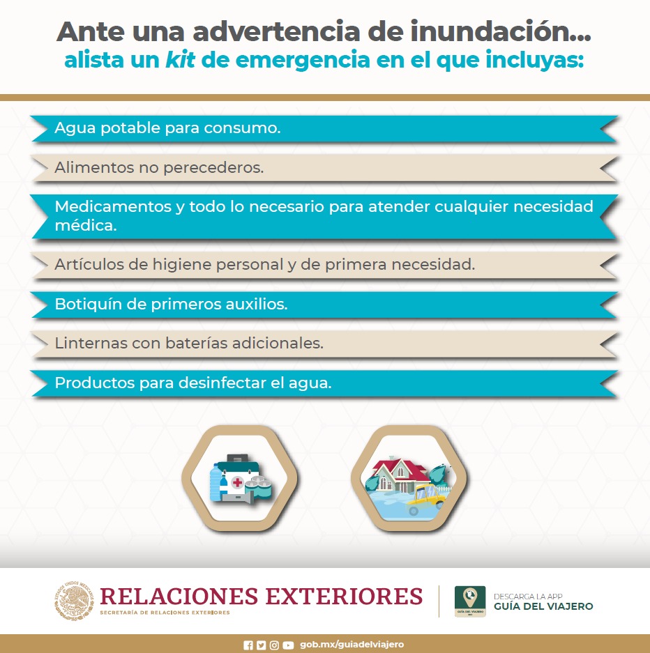 También existe una amenaza climática severa por vientos dañinos. Por favor sigue las indicaciones de autoridades. #ProtecciónPreventiva #ProtecciónConsular #ConsuladodeMéxico #OEM