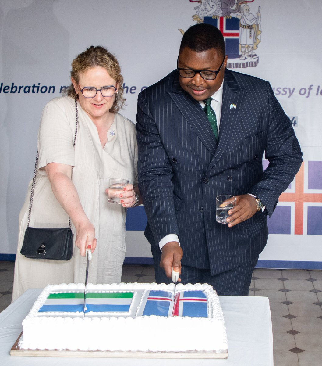 Sierra Leone is one of Iceland‘s key bilateral development partners. Yesterday 🇮🇸 formally opened its mission to 🇸🇱 in Freetown. A new chapter has begun, strengthening the collaboration and friendship between the two countries.