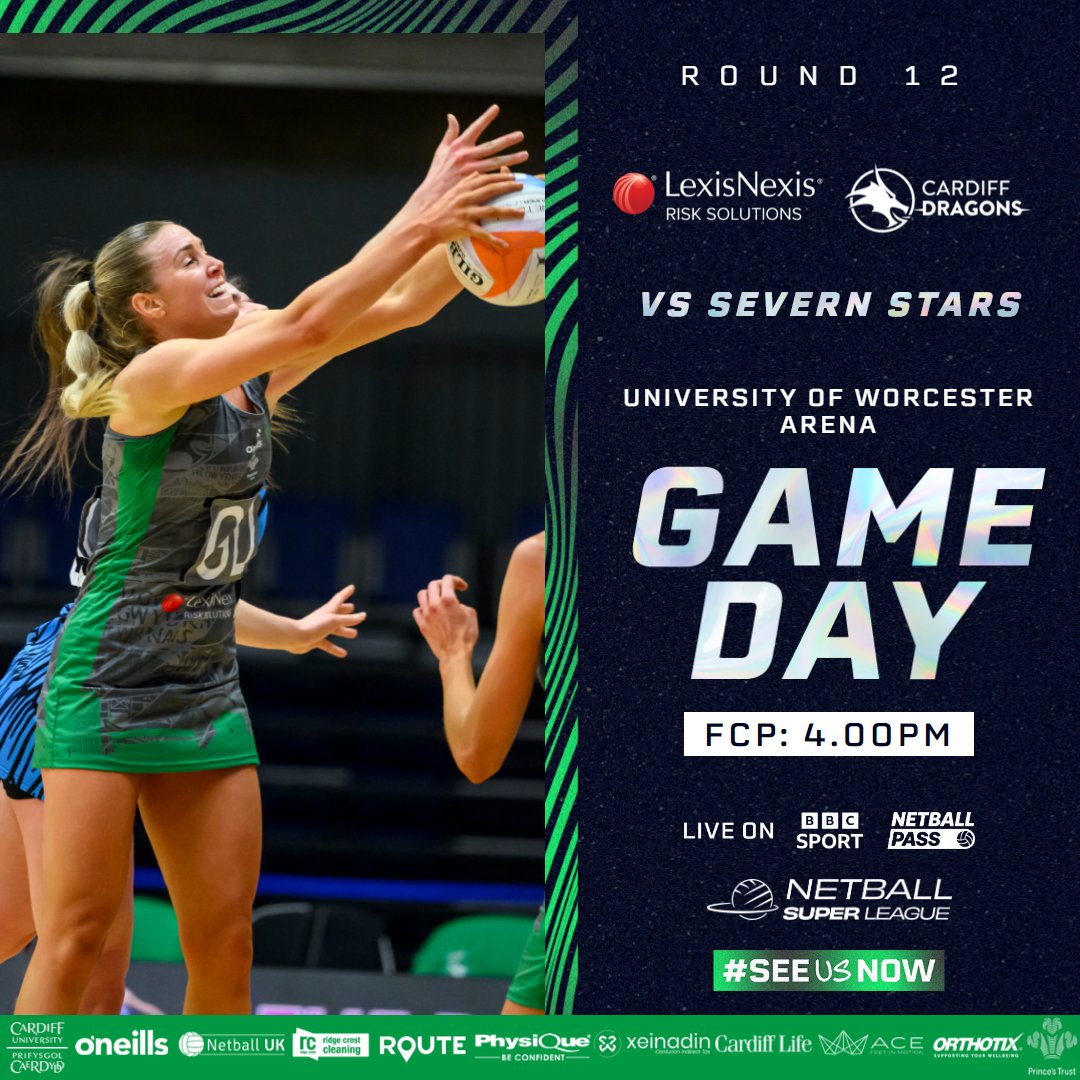 🐉🏐 Game Day 🏐🐉 Dragons are on the move for an epic clash in Round 12 as we face off against @SevernStars 🌟 Tune in to catch all the electrifying action live on BBC iPlayer 📺 #CardiffDragons #GameDay #NSL2024 🔥🐲