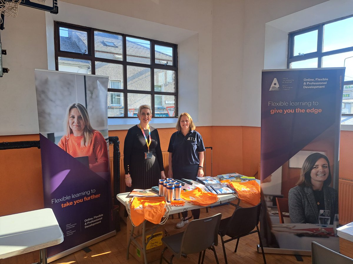 The ATU Business Development team were delighted to attend the Sligo Migrant Women Careers Fair this morning with AkiDwa the National Network for Migrant Women. Thanks to Vjollca & all the team✨
#FlexibleLearning #AtlanticTU