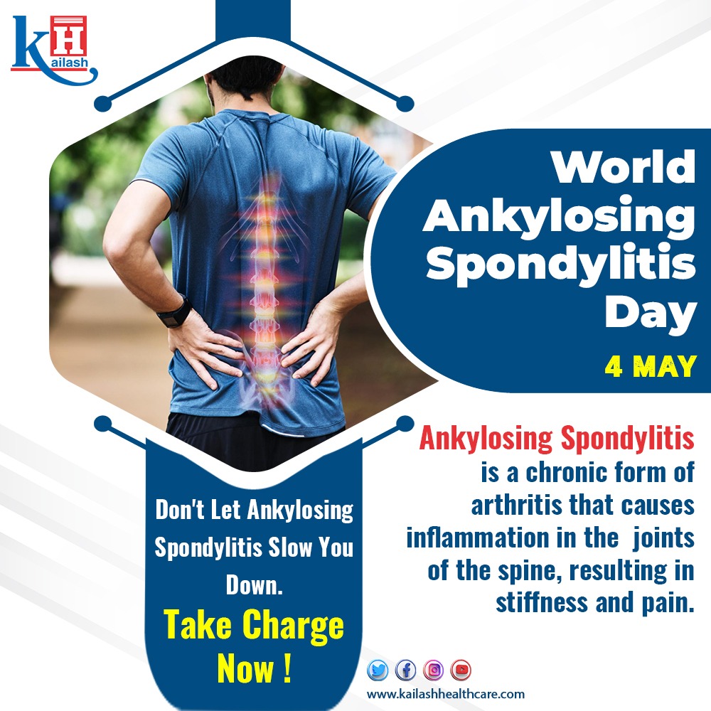 Back pain got you hunched over?   #AnkylosingSpondylitis can cause inflammation & stiffness in the spine.  Early diagnosis & treatment are key!

#WorldSpondylitisSponsylosisDay #ChronicPain #JointHealth