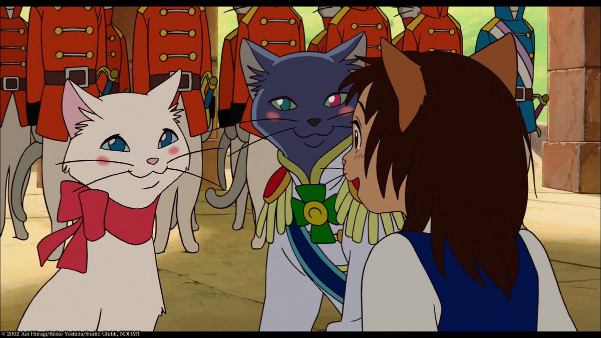 本作「猫の恩返し」は、ハルがルーン王子を助けたことにより物語がスタートし、その「恩返し」として不思議な猫の国に招待されました🎁。

さらにハルが幼少時にユキを助けていたことにより、もう一つの恩返しを受けることになったのです。２重の「猫の恩返し」が物語の中に入っているんですね😊