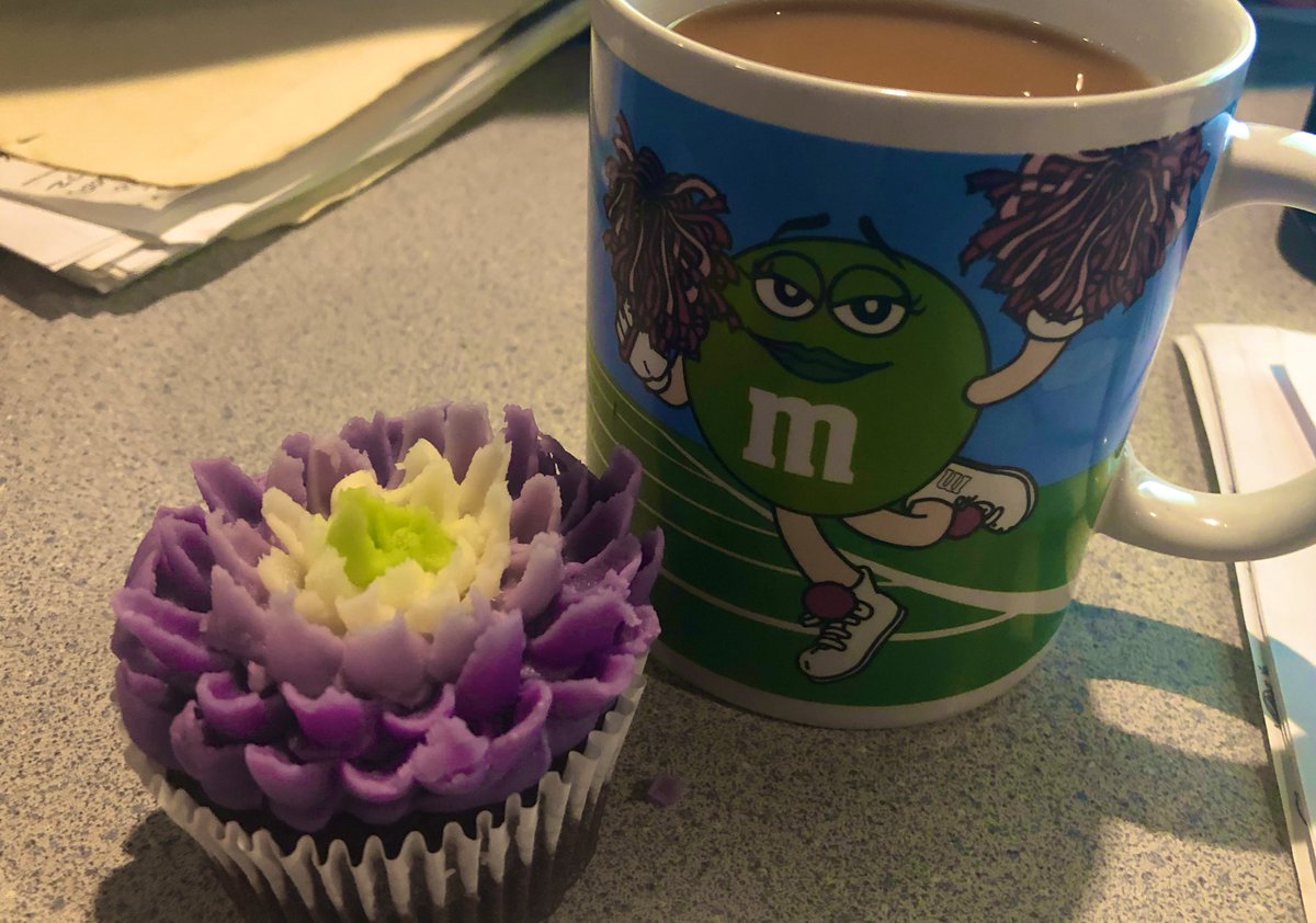 My Morning #cupcake is blooming