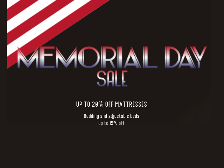 Our Memorial Day Sale starts now! The perfect night of sleep starts with a healthy mattress customized to your needs. Come check out our options and get the best pricing of the season! Not good on past purchases or with other offers. zurl.co/HNHQ