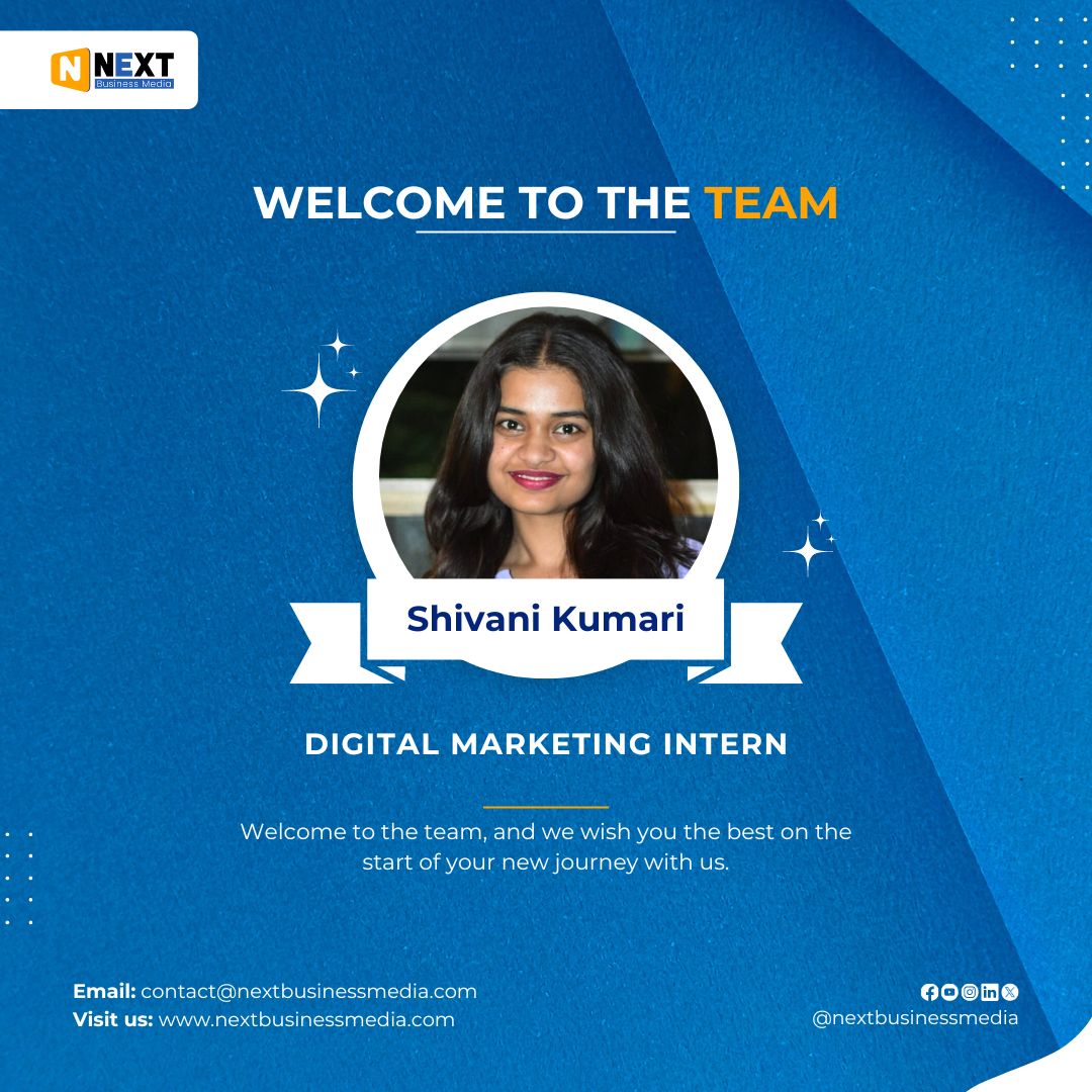 Meet the fresh faces of our team!

Here’s hoping that you have a great journey with us. Congratulations to you🎉. . . .

Shivani Kumari

#NextBusinessMedia #conference #growingteam #newbeginnings #welcometotheteam #newmember #teamexpansion #teamgrowth #newhires #companyculture