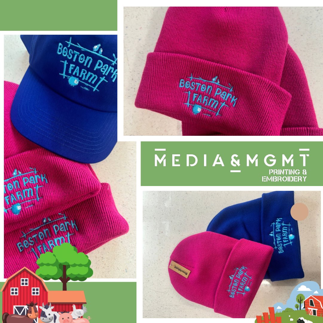 Print_Embroid_'s tweet photo. Boston Park Farm Beanies and Caps ๐งข ๐งฃ
#mediamgmtprintingandembroidery #printing #doncasterisgreat #uniform #customprints #doncasterbusiness #logoprinting #printingsolutions #printingexperts #personaliseddesigns https://t.co/c0ltu925KS