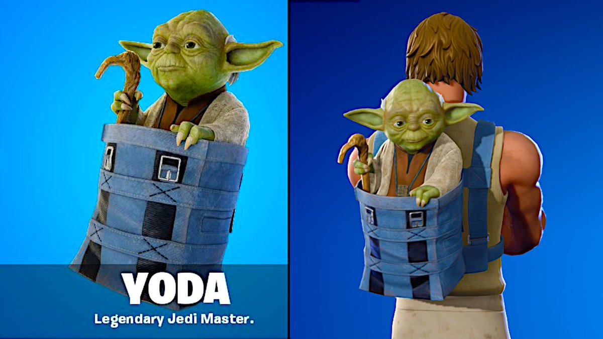 Yoda Backbling in Fortnite #starwars #starwarsskin #Fortnite #victoryroyale #fortnite #fortnitechapter5  #fortnitebr #fortniteclips #fortnitebattleroyale #fortnitewin #chapter5fortnite #chapter5win