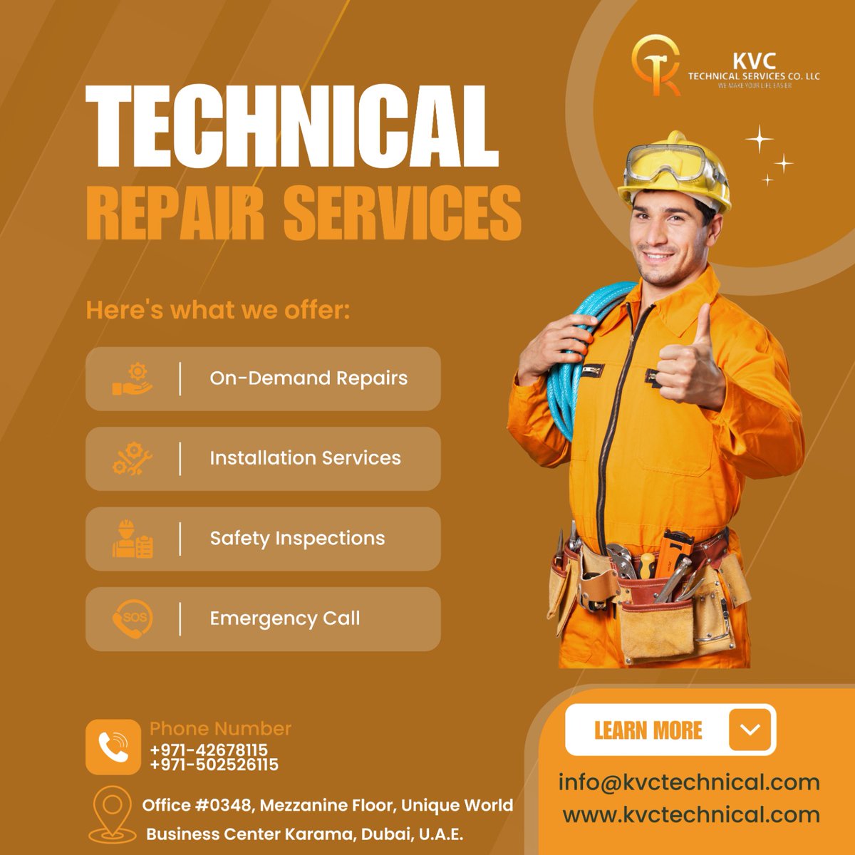 KVC Technical Services LLC offers comprehensive home maintenance services to help homeowners keep their properties in top condition.
☎️ +971 502526115
🌐: kvctechnical.com
💬: wa.link/2m65ui
#homemaintenance #ACservices #bestelectricalwork #Dubai #handymanServices