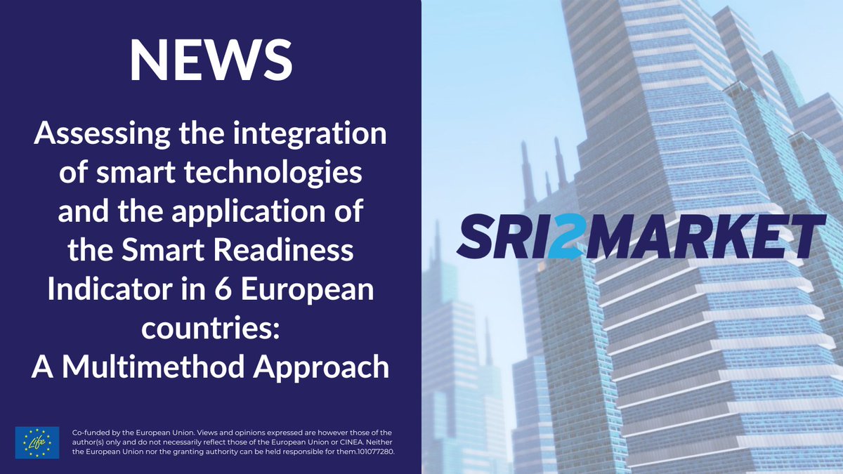 💡 Exciting progress in EU's smart tech! Our study for #SRI2MARKET on the #SmartReadinessIndicator in 6 countries highlights challenges and opportunities. Let's pave the way for a greener future! 🌍 Find it here ➡️ ieecp.org/2024/05/03/ass…