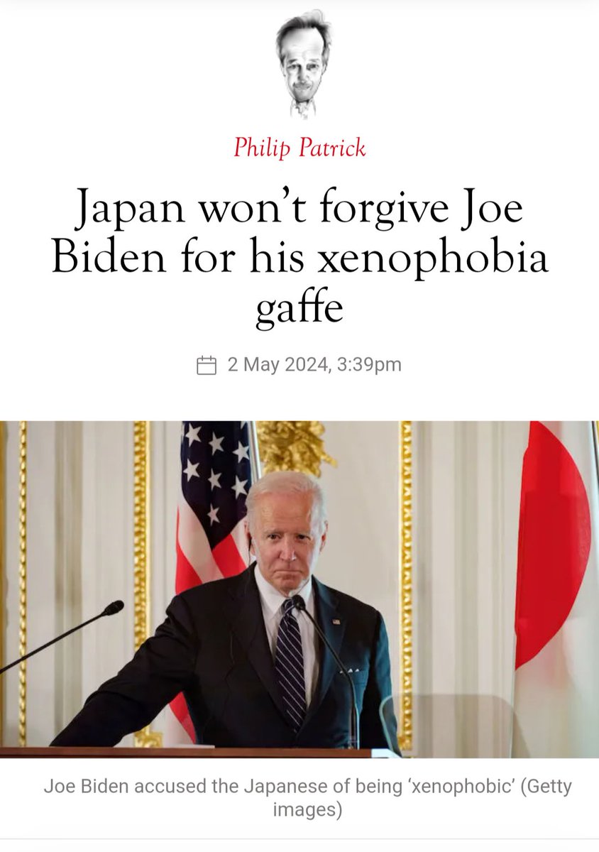 You damn right we won't forgive Joe Biden. 

The fact that the Biden Administration hasn't apologised to us makes it even worse. 

The US takes Japan for granted. spectator.co.uk/article/japan-…