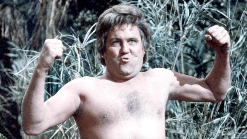 Remembering the mighty comedy star Terry Scott, 4th May 1927 - 26th July 1994. A favourite on radio, TV, film, and an acclaimed pantomime dame, he's pictured here as Ug the Jungle Boy in Carry On Up The Jungle. comedy.co.uk/people/terry_s…