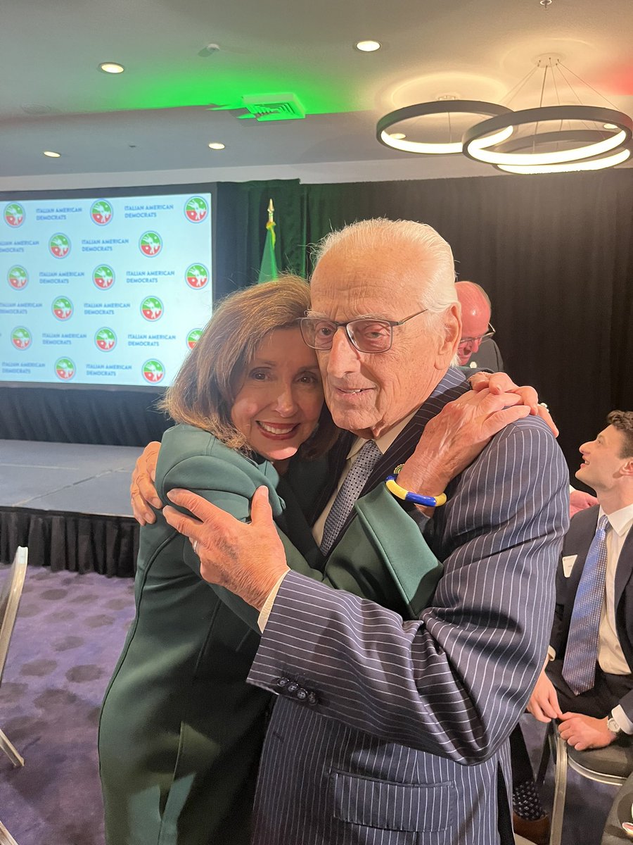 I am so happy and proud of my friend and colleague @SpeakerPelosi today receiving the Presidential Medal of Freedom from President Biden!!