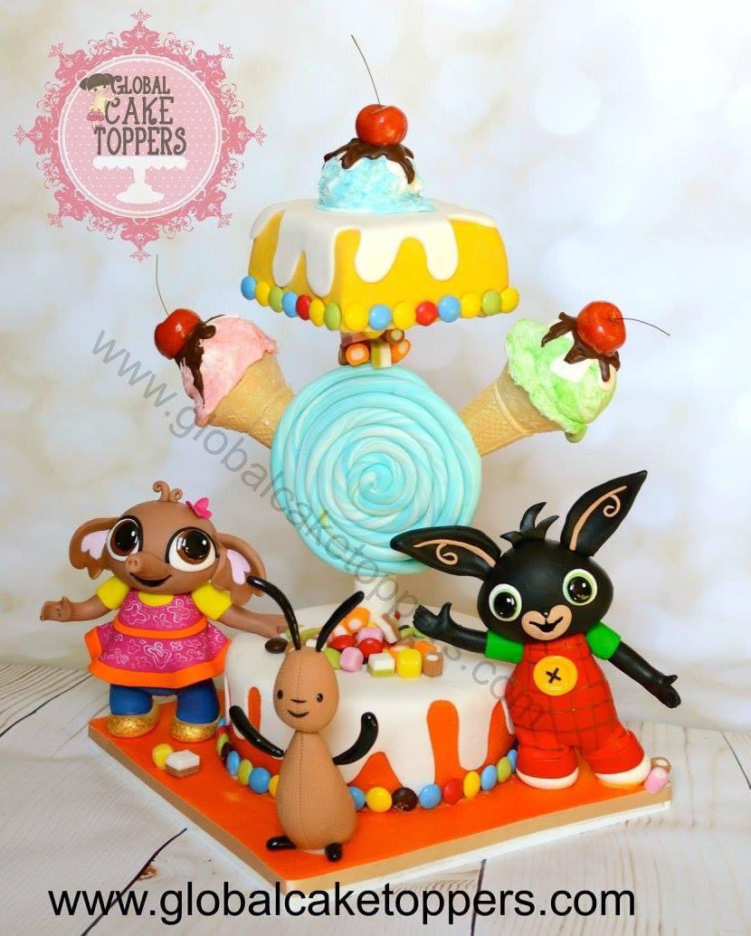 Cartoon characters cake toppers and a sweet treats cake #globalcaketoppers #anjalitambde #cartoon #caketoppers #treat #sweet @GCTCaketoppers