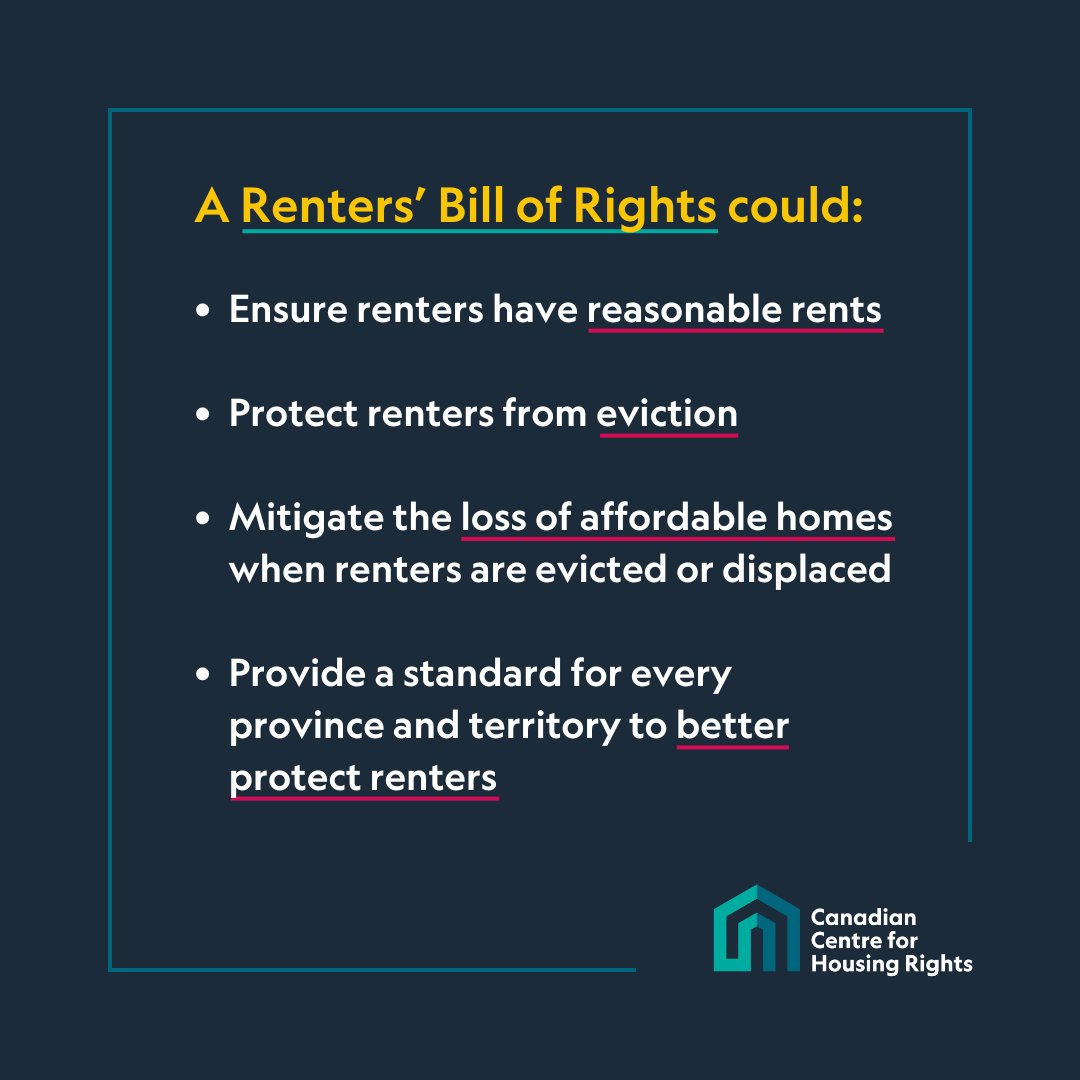 We were pleased to meet with housing minister @SeanFraserMP's office yesterday, to discuss the Renters' Bill of Rights – a key measure in Canada's Housing Plan that could meaningfully protect renters’ rights. We look forward to supporting its development in the coming months.